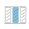 Pocketed coil mattress logo